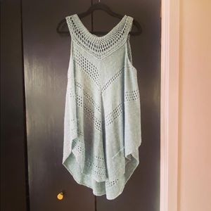 Free People Crochet Tunic- size small